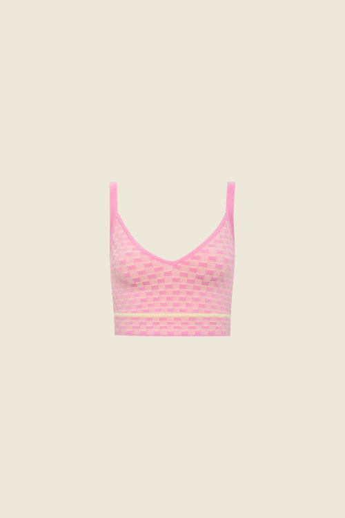 TOP TRICOT VICHY