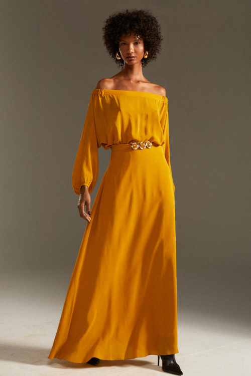 VESTIDO LONGO SEDA SIRIUS