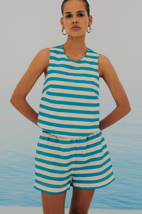 SHORT ALGODÃO NAVY