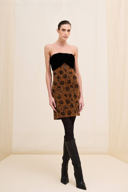 VESTIDO MINI RENDA CHARLOTTE