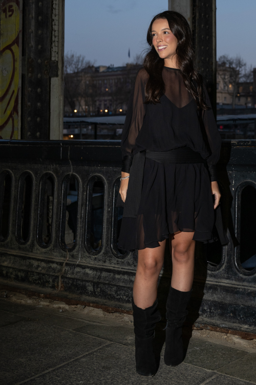 VESTIDO MINI SEDA LORE
