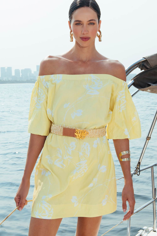 VESTIDO MINI ALGODÃO SOLIEL