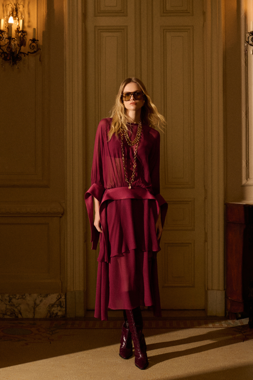 VESTIDO MIDI SEDA LORE