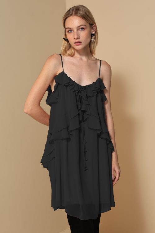 VESTIDO MINI SEDA CAMILLE