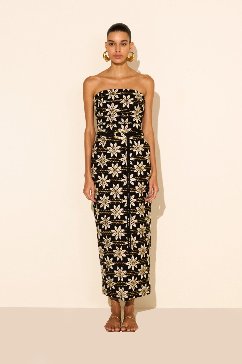 VESTIDO ALGODÃO BORDADO LIRIO