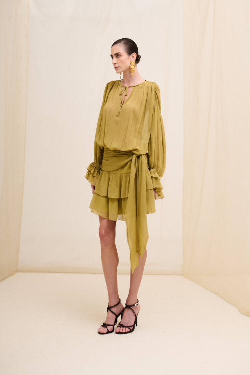 VESTIDO MINI SEDA GAIA