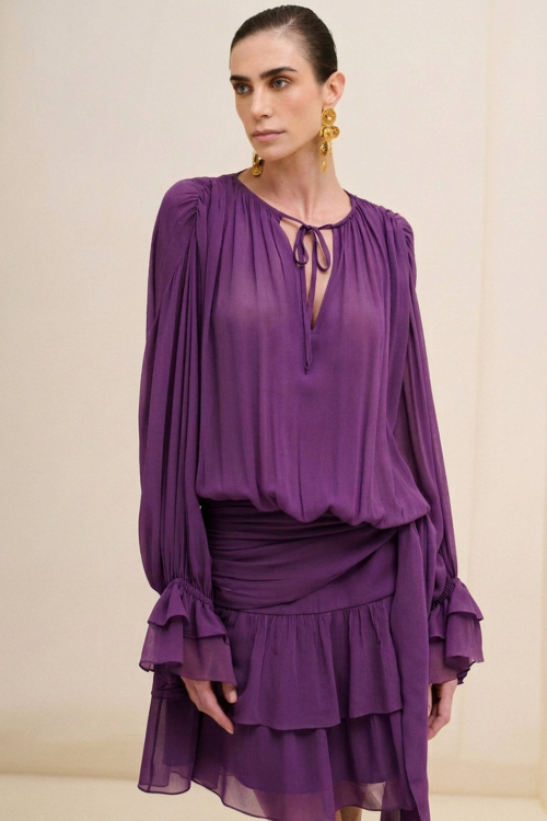 VESTIDO MINI SEDA GAIA