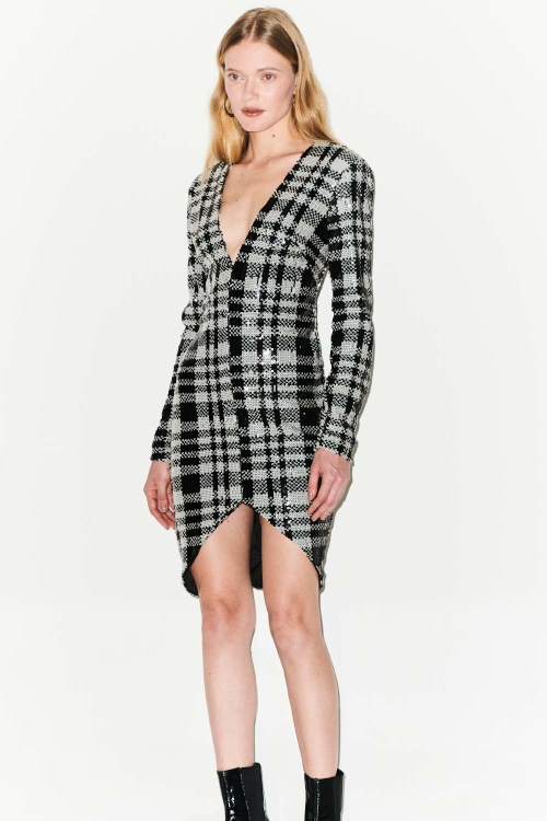 VESTIDO MINI PAETÊ KESI