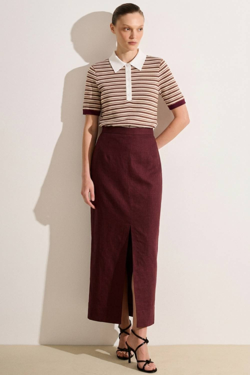 BLUSA POLO TRICOT STRIPE