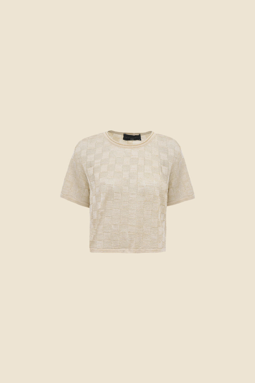 BLUSA TRICOT XADREZ ALEXIS