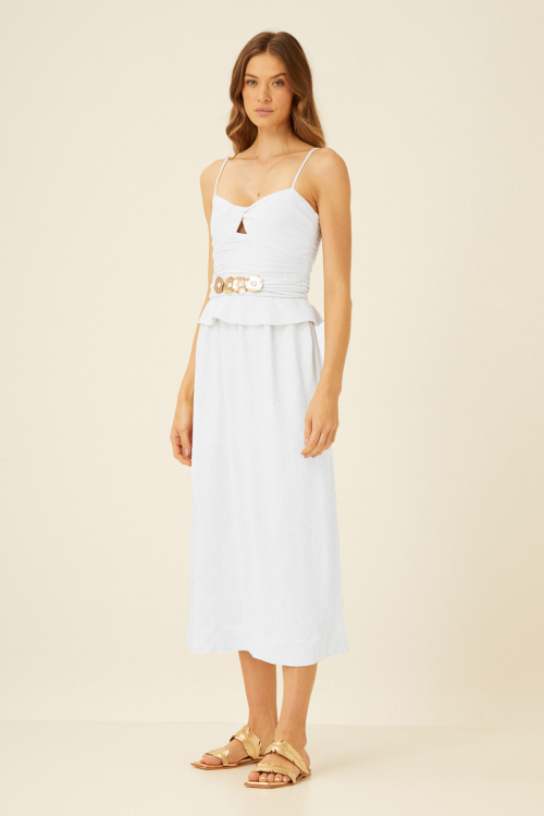 VESTIDO CREPON LIN