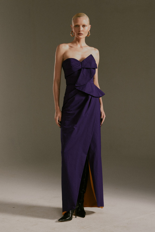 VESTIDO LONGO TAFETÁ KIARA