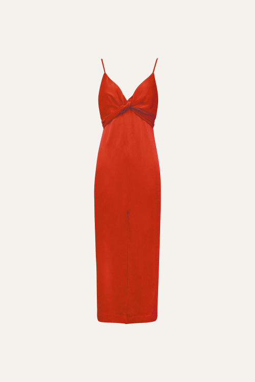 VESTIDO CREPE LAÇO