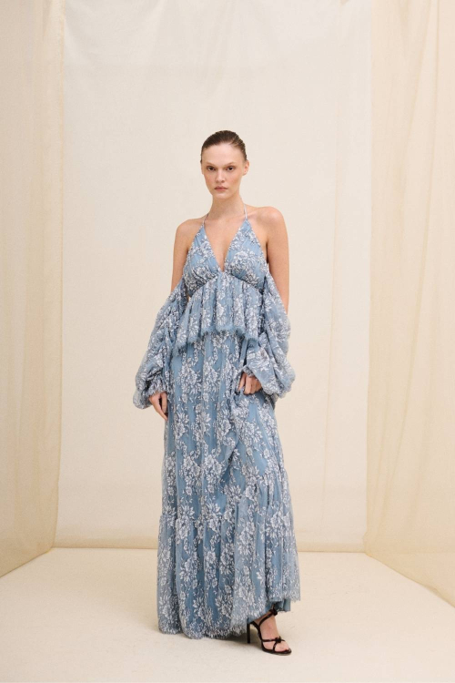 VESTIDO LONGO RENDA CLO