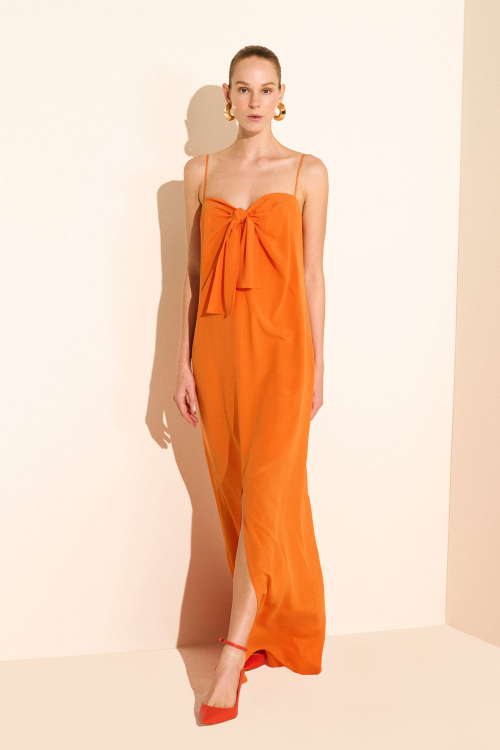 VESTIDO NÓ SEDA PROTEA
