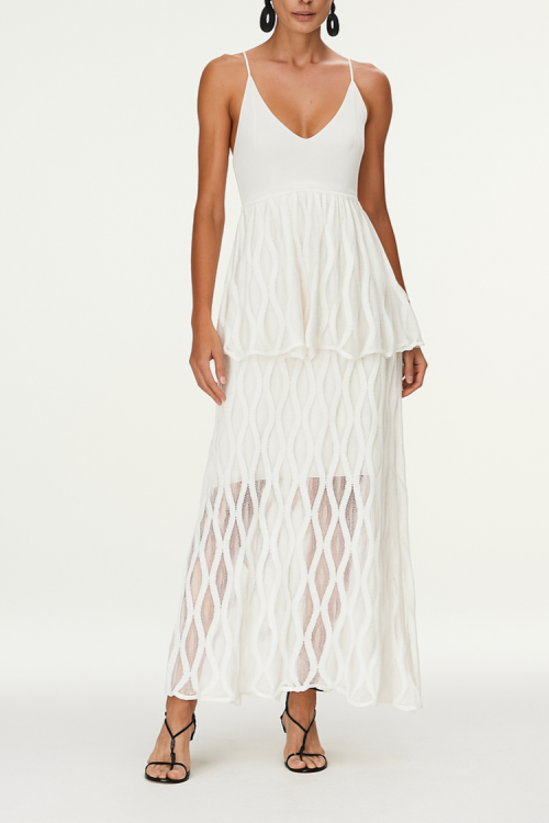 VESTIDO LONGO TRICOT WAVE