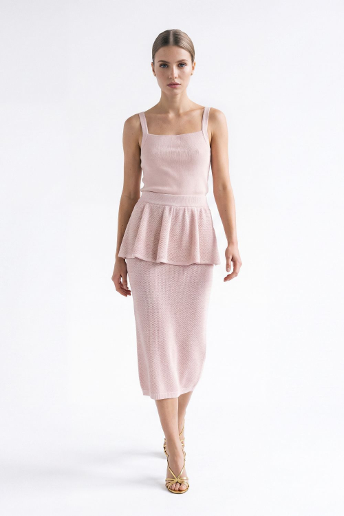 SAIA TRICOT PEPLUM
