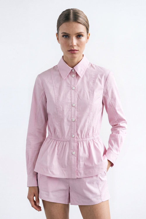 CAMISA PEPLUM PEONIA