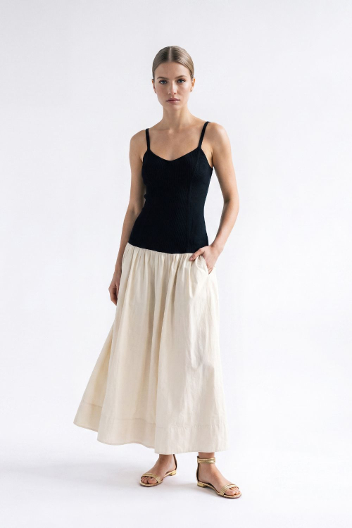 VESTIDO MIDI TRICOT HUNTER