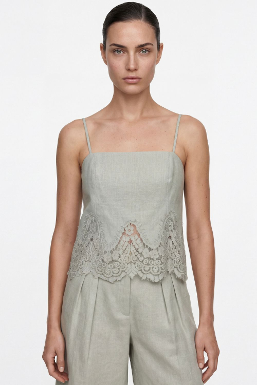 TOP LINHO LACE RAVELLO