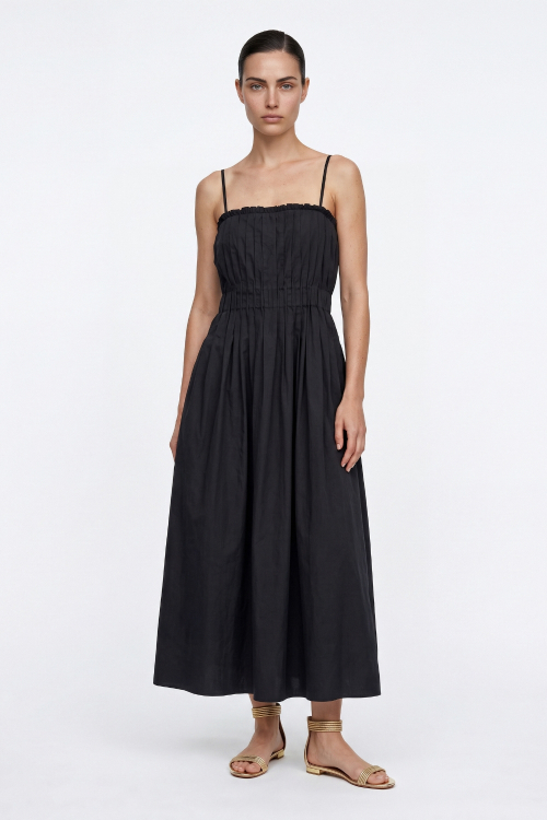 VESTIDO LONGO COTTON PEONIA