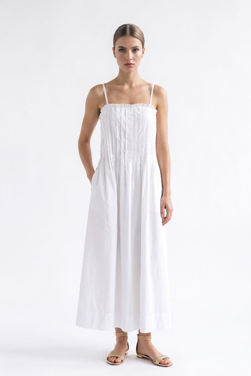 VESTIDO LONGO COTTON PEONIA