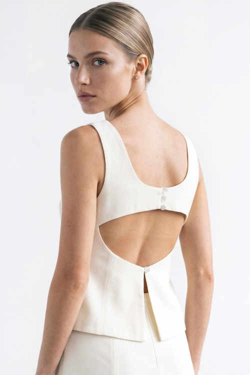 VESTIDO MINI CREPE LIS