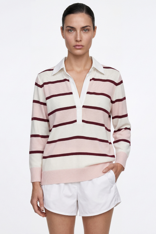 PULL POLO TRICOT