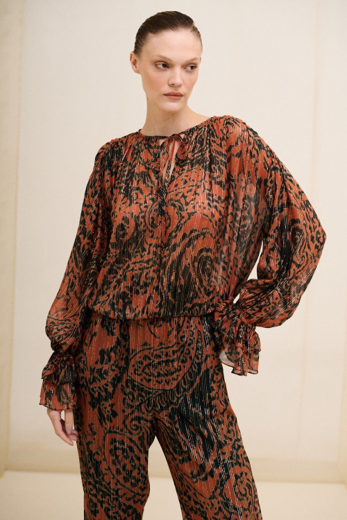BLUSA SEDA IKAT
