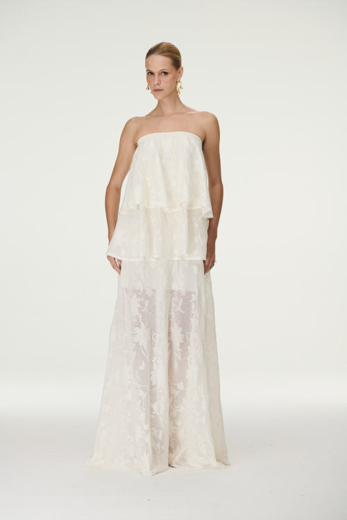 VESTIDO LONGO TRICOT LACE