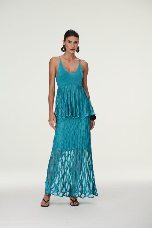 VESTIDO LONGO TRICOT WAVE
