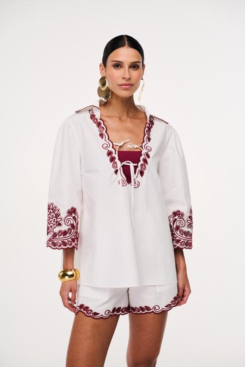 SHORT COTTON FLORA