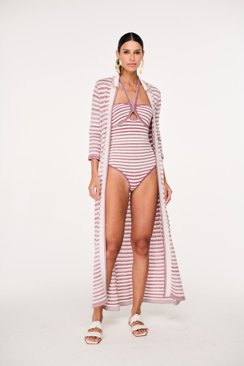 CARDIGAN TRICOT STRIPE