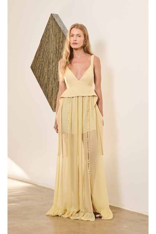 VESTIDO LONGO SEDA KALI