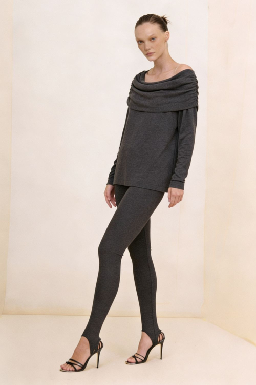 CALÇA LEGGING PEZINHO TRICOT NINA