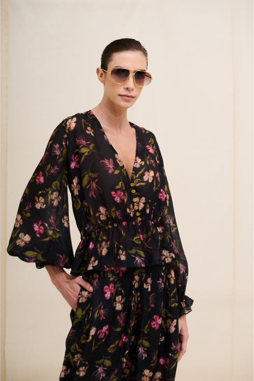 BLUSA VOIL TULERIES