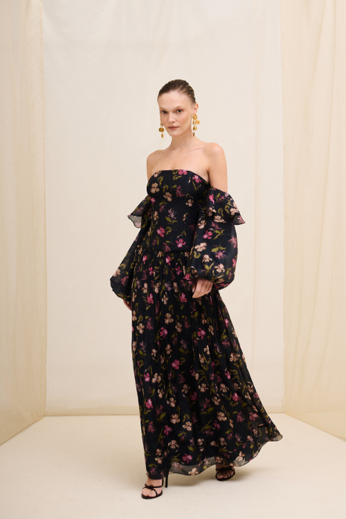 VESTIDO VOIL TULERIES