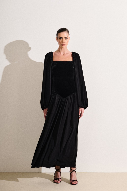 VESTIDO LONGO JERSEY ANGIE