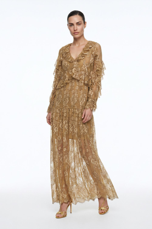 VESTIDO LONGO RENDA