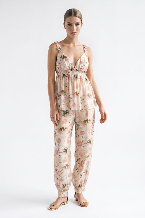 TOP VOIL FLORAL DAISY