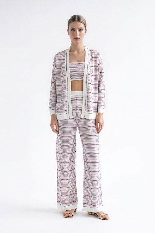 CARDIGAN TRICOT MARINE