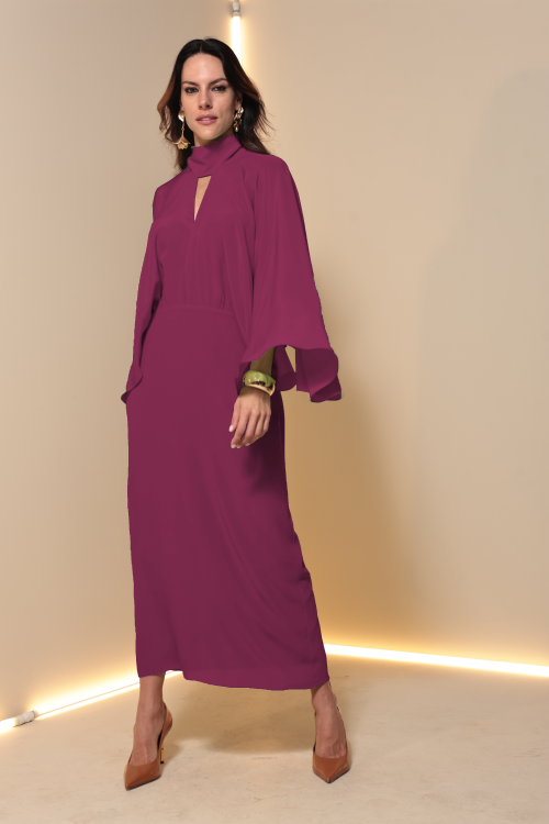 VESTIDO LONGO SEDA SOPHIE
