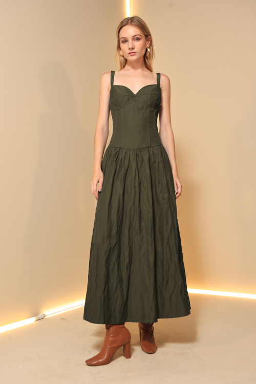 VESTIDO MIDI ALGODÃO CHARLOTTE