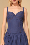 VESTIDO MIDI ALGODÃO CHARLOTTE