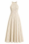 VESTIDO CAVADO TRICOT POIS