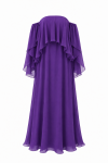 VESTIDO BABADOS SEDA GAIA