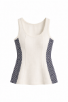 TOP RIBANA TRICOT CHEVRON