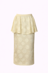 SAIA PEPLUM TRICOT POIS