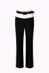 CALÇA CREPE BICOLOR