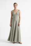 VESTIDO MIDI LINHO RAVELLO